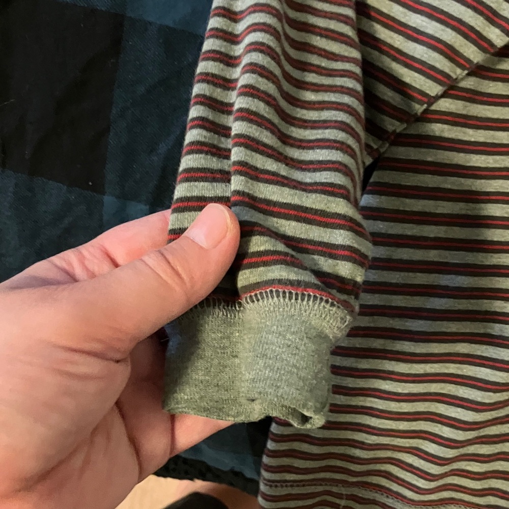 Cozy Striped Long Sleeve Kids Tee - Picture 4 of 6